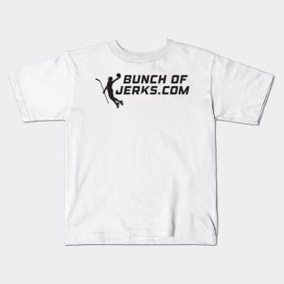 Bunch of Jerks Black Logo Kids T-Shirt